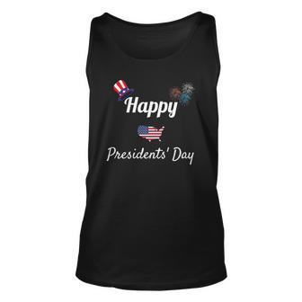 Political Happy Presidents Day Men Women Kids Unisex Tank Top | Mazezy DE
