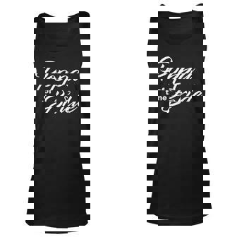 Poppa Of The Bride Wedding Party Unisex Tank Top - Thegiftio