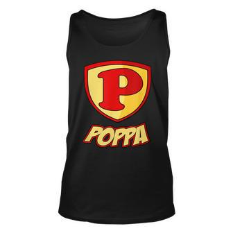 Poppa Superhero T - Fathers Day Super Gift Unisex Tank Top - Thegiftio UK