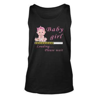 Pregnant Expecting Baby Girlpregnancy Mom Gift Tee Unisex Tank Top | Mazezy