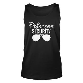 Princess Security Perfect Gifts For Dad Unisex Tank Top | Mazezy