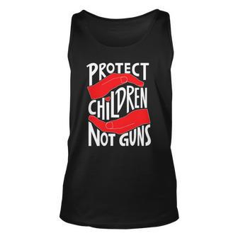 Protect Children Not Guns Anti Gun Unisex Tank Top | Mazezy