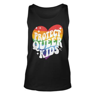 Protect Queer Kids Gay Pride Lgbt Support Queer Pride Month Unisex Tank Top - Seseable