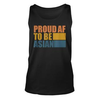 Proud Af To Be Asian Aapi Asian American Stop Hate Asian Unisex Tank Top - Thegiftio UK