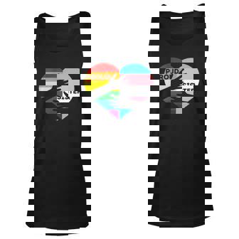 Womens Proud Ally Sister Lgbtq Transgender Ally Proud Sister Pride Tank Top | Mazezy