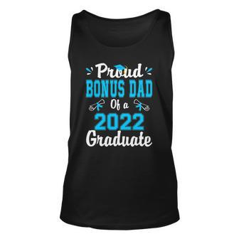 Proud Bonus Dad Of A 2022 Graduate School Unisex Tank Top | Mazezy