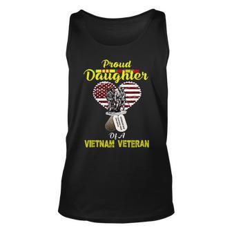 Proud Daughter Of A Vietnam Veteran Veterans Day Unisex Tank Top - Monsterry UK