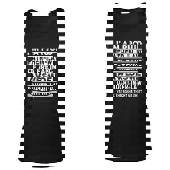 Im A Proud Father In Law Of A Freaking Awesome Daughter In Law Essential Tank Top | Mazezy