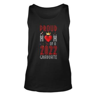 Womens Proud Mom Of A 2022 Graduate Graduation 2022 Mother Red Tank Top | Mazezy