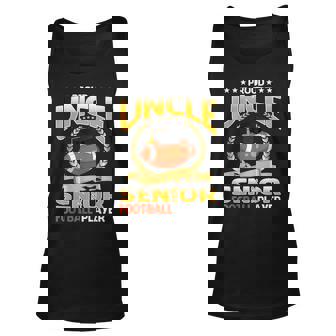 Proud Uncle Senior Class Of 2022 Football Player Unisex Tank Top - Thegiftio