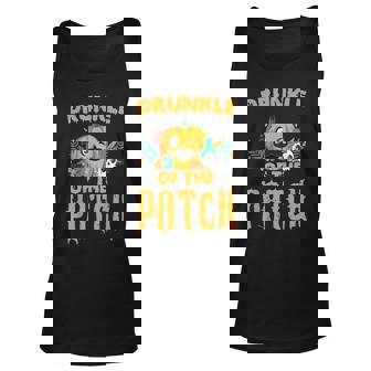 Pumpkin Drunkle Of The Patch Funny Fall Season Party Unisex Tank Top - Thegiftio UK