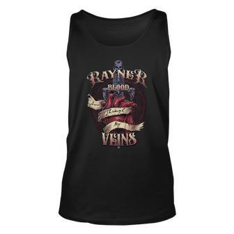 Rayner Blood Runs Through My Veins Name Unisex Tank Top - Monsterry DE
