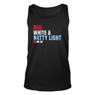 Red White And Natty-Light 4Th Of July Unisex Tank Top | Mazezy DE