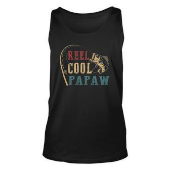 Reel Cool Papaw Fishing Fathers Day Unisex Tank Top | Mazezy