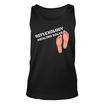 Reflexology Massage Therapist Reflexology Healing Soles Unisex Tank Top | Favorety DE