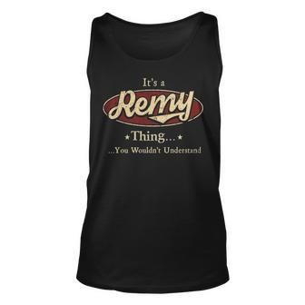 Remy Shirt Personalized Name Gifts T Shirt Name Print T Shirts Shirts With Name Remy Unisex Tank Top - Seseable