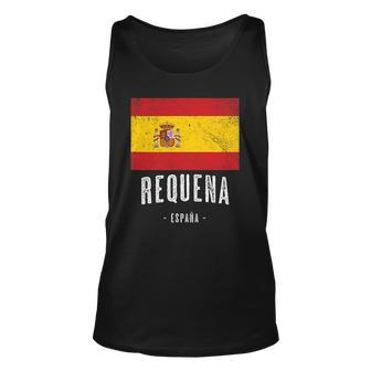 Requena Spain Es Flag City - Bandera Ropa Unisex Tank Top | Mazezy