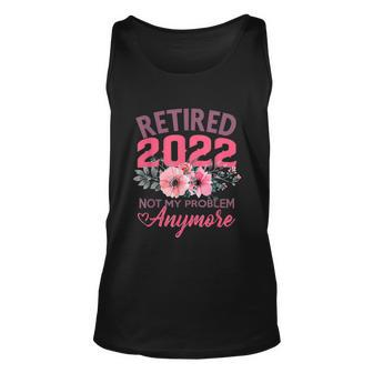Retired 2022 Shirt Retirement Gifts For Women 2022 Cute Pink V2 Unisex Tank Top - Monsterry