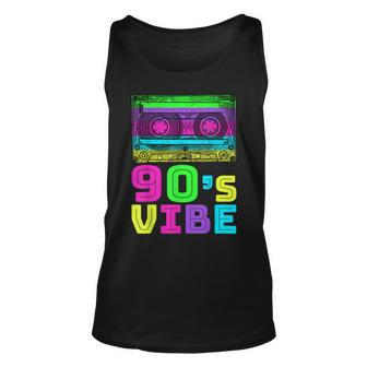 Retro Aesthetic Costume Party Outfit - 90S Vibe Unisex Tank Top | Mazezy