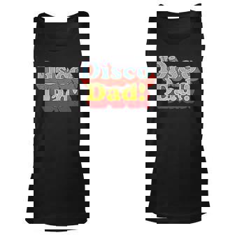 Retro Dad Seventies 70S Disco Dad Unisex Tank Top - Thegiftio UK