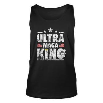 Retro Great Ultra Maga King Trump Biden Political Ultra Mega Proud Tank Top | Mazezy