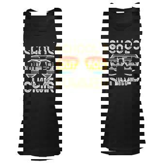 Retro Last Day Of School Schools Out For Summer Teacher Unisex Tank Top | Mazezy