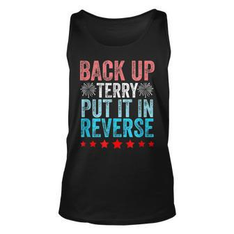 Retro Back Up Terry Put It In Reverse 4Th Of July Fireworks Tank Top | Mazezy UK