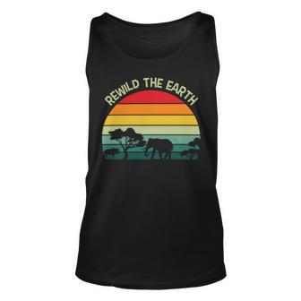 Rewild The Earth Animal Forest Earth Day Unisex Tank Top | Favorety DE