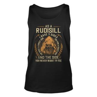 Rudisill Name Shirt Rudisill Family Name Unisex Tank Top - Monsterry
