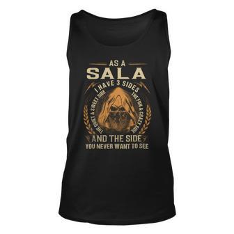 Sala Name Shirt Sala Family Name Unisex Tank Top - Monsterry DE