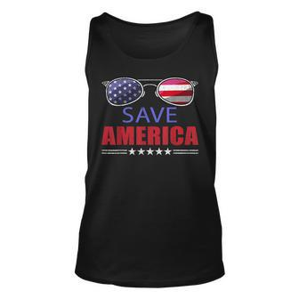 Save America 4Th Of July Patriotic Unisex Tank Top - Seseable