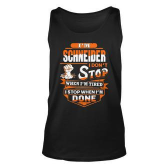 Schneider Name Gift Im Schneider Unisex Tank Top - Seseable