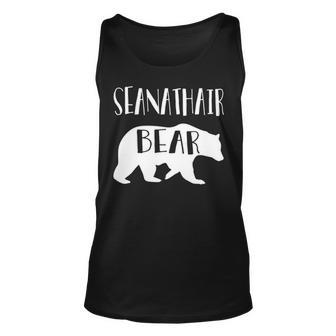Seanathair Grandpa Gift Seanathair Bear Unisex Tank Top - Seseable