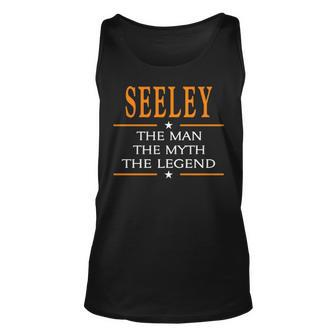 Seeley Name Gift Seeley The Man The Myth The Legend Unisex Tank Top - Seseable