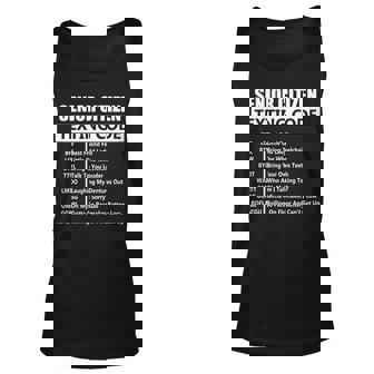 Senior Citizen Texting Code Amazing Print For Old People V4 Unisex Tank Top - Thegiftio