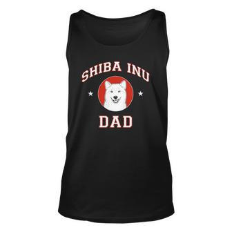 Shiba Inu Dad Pet Lovers Unisex Tank Top | Mazezy