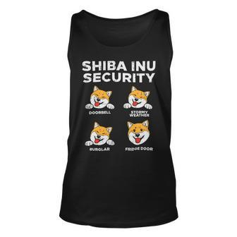 Shiba Inu Security Funny Japanese Doge Akita Dog Owner Gift T-Shirt Unisex Tank Top - Seseable