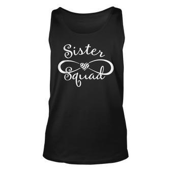 Sister Squad Funny Sister Birthday Party Gift Unisex Tank Top - Seseable