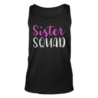 Sister Squad Sister Birthday Gift V2 Unisex Tank Top - Seseable