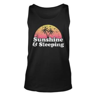 Sleeping Gift - Sunshine And Sleeping Unisex Tank Top - Seseable
