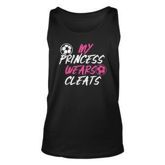 Womens Soccer Daughter Outfit For A Soccer Dad Or Soccer Mom Tank Top | Mazezy
