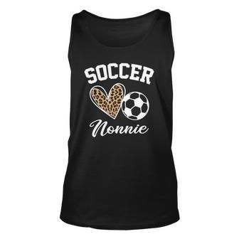 Womens Soccer Nonnie Leopard Heart Nonnie Tank Top | Mazezy
