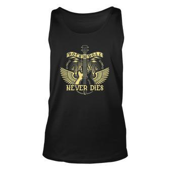 Sock Hop Costume Greaser Babe - Rock N Roll Never Dies Unisex Tank Top | Mazezy