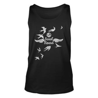 Soul Road With Flying Birds Unisex Tank Top | Mazezy