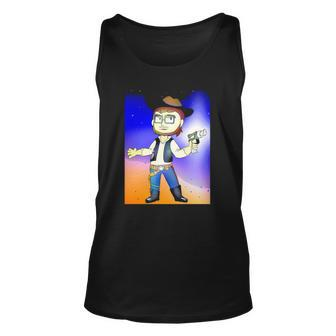 Space Dad Classic Fathers Day Unisex Tank Top | Mazezy