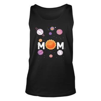 Space Mom Design For A Space Birthday Party Or Planet Party Unisex Tank Top | Mazezy CA