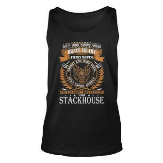 Stackhouse Name Gift Stackhouse Brave Heart Unisex Tank Top - Seseable