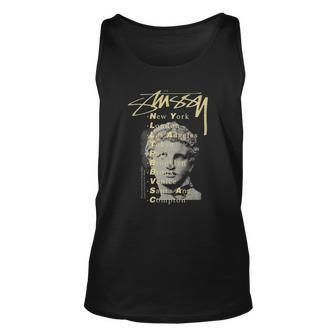 Statue Pigment Dyed World Tour Unisex Tank Top | Mazezy