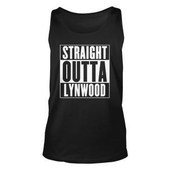 Straight Outta Lynwood California Vacation Gift Unisex Tank Top | Mazezy