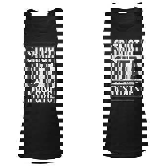 Straight Outta My Sixties Birthday 60S 70 Now Unisex Tank Top | Seseable CA
